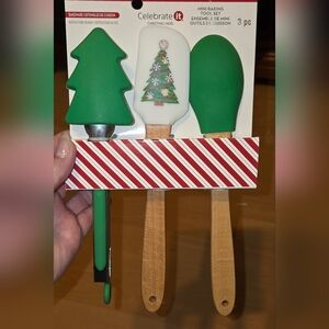 Celebrate Mini Baking Tool Holiday Set Bakeware Utensils